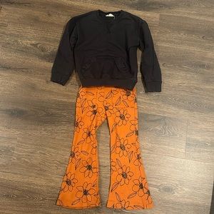 Jessica Simpson floral flare pant set